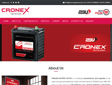 Tablet Screenshot of cronexpower.com